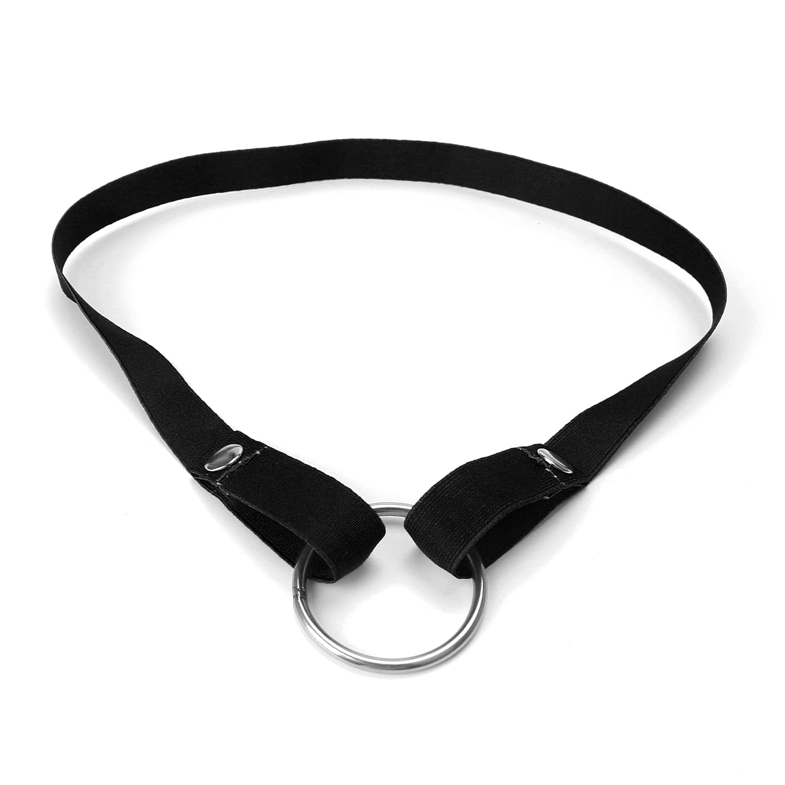 Men's Chastity Cage Auxiliary Belt Elastic Anti-Falling Fun CB Chastity Lock Belt-Black