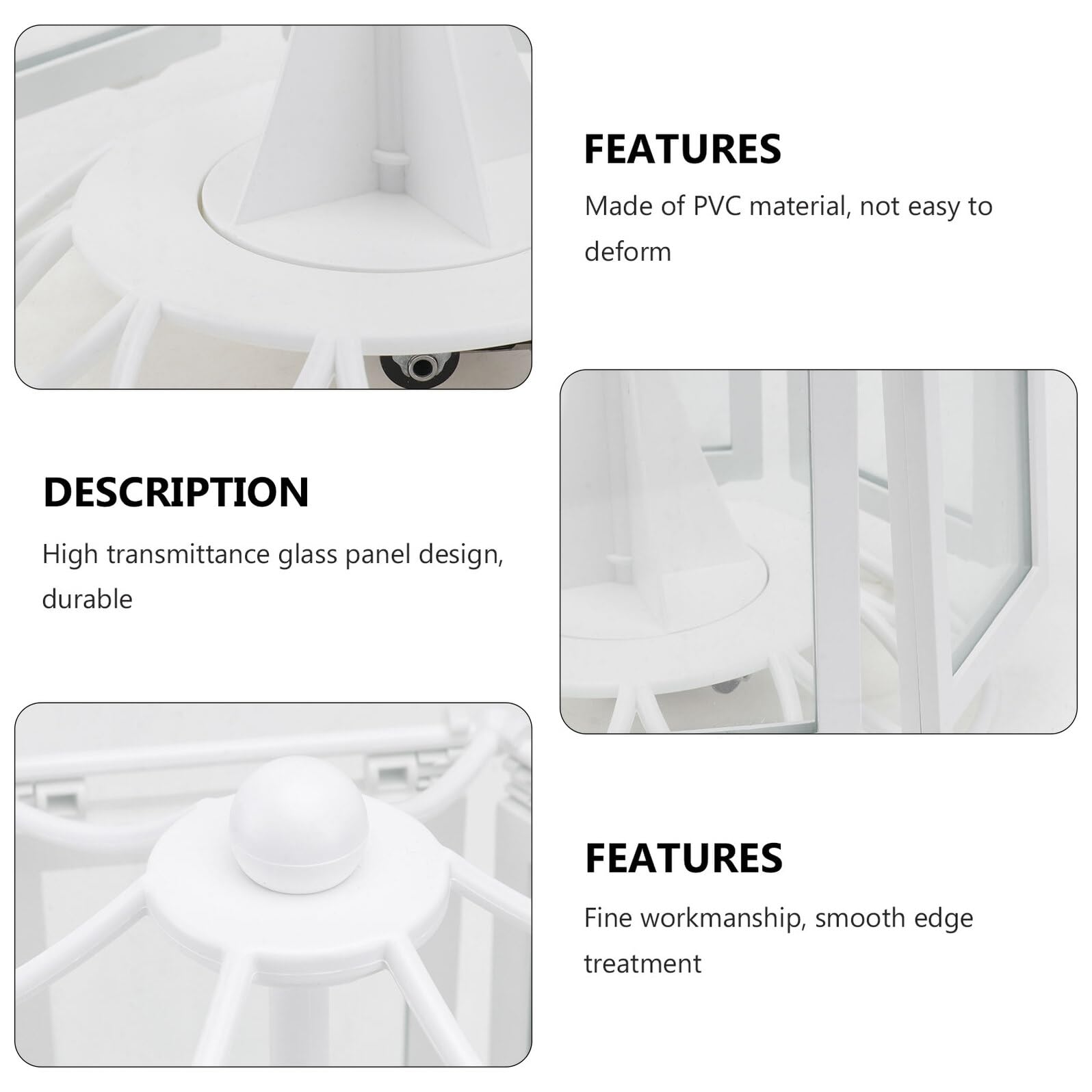 Cornice Portafoto da Tavolo Multifunzione per Foto di Nozze 5 Pollici Carillon Bianco Decorazione Creativa per Arredamento Casa Esposizione Elegante per Eventi e Ricordi