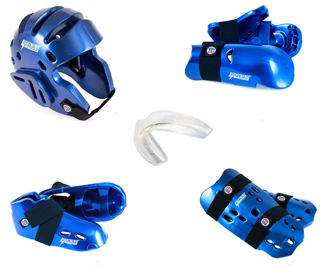 防具 ceramic power gear Amazon.com: Lightning 8 Piece Deluxe Gear Set w/Shin Guards & Free