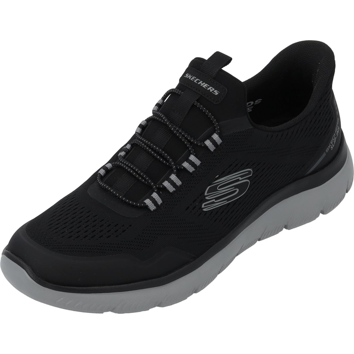 Skechers Herren Summits Top Rate Turnschuhe | Sneaker, Blau, Elastische Schnürsenkel, Memory Foam, Vegan, Herren, Schuhe