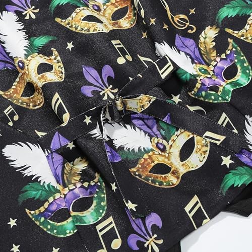 Image of GRAJTCIN Men's Festive Costume Adult Mardi Gras Vest 3D-Print St Patrick's Day Suit Independence Day Waistcoats