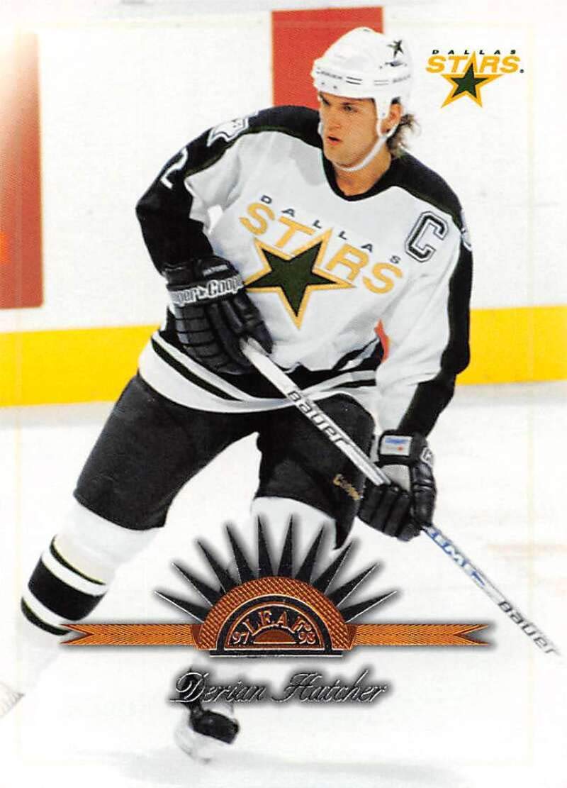 Amazon.com: 1997-98 Leaf Hockey #144 Derian Hatcher Dallas Stars
