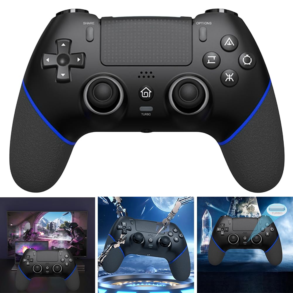 Controlador inalámbrico para juegos Gamepads giroscópicos de 6 ejes, vibración dual, Gamepad para PS4/PC