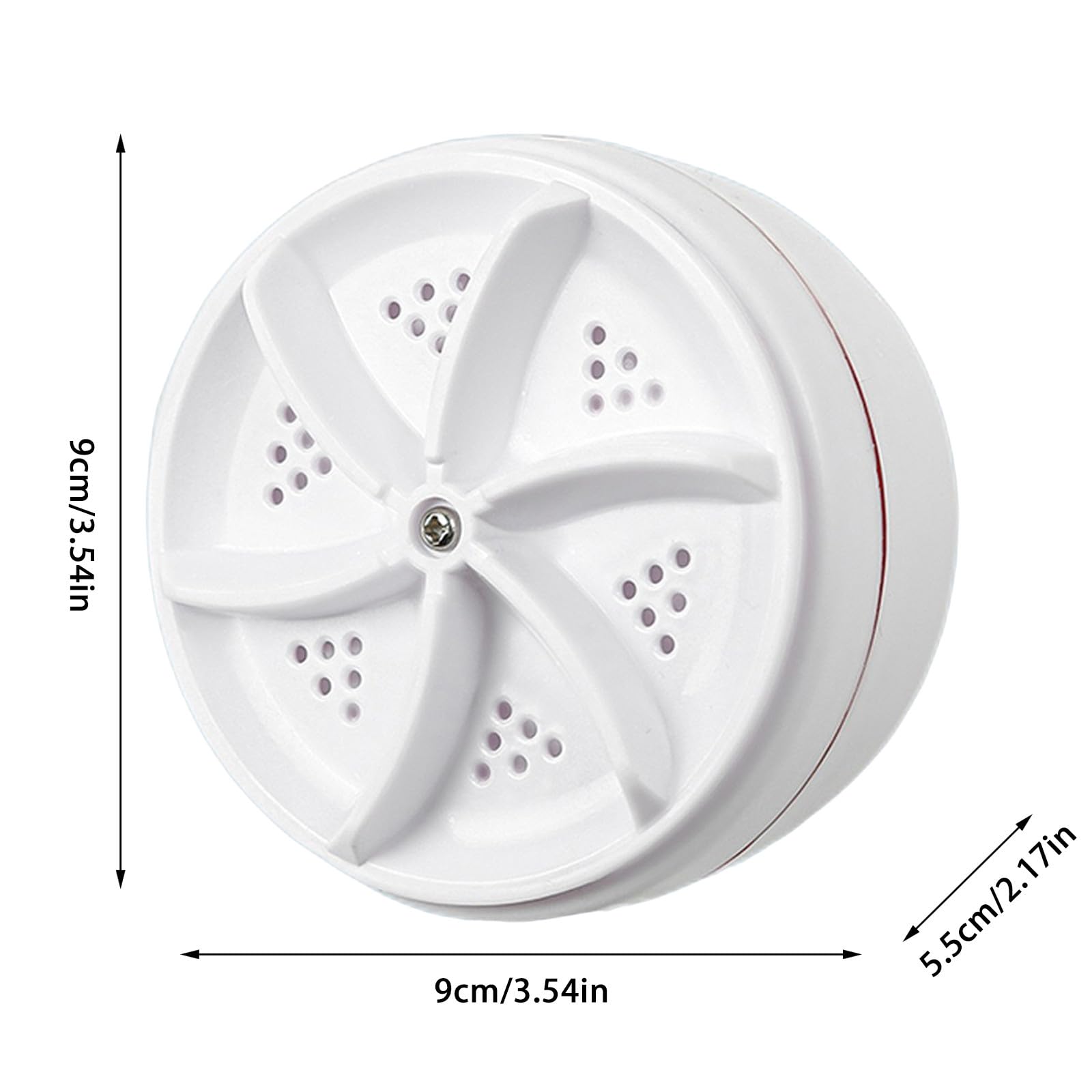 2026 Mini Lavavajillas portátil Lavadora Compacto para Camping Vacaciones de Negocios Viajes Smart Home Hogar (Blanco, 9 cm) — view 6