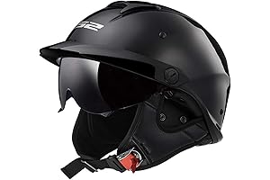 LS2 Helmets Rebellion Half Head Motorcycle Helmet