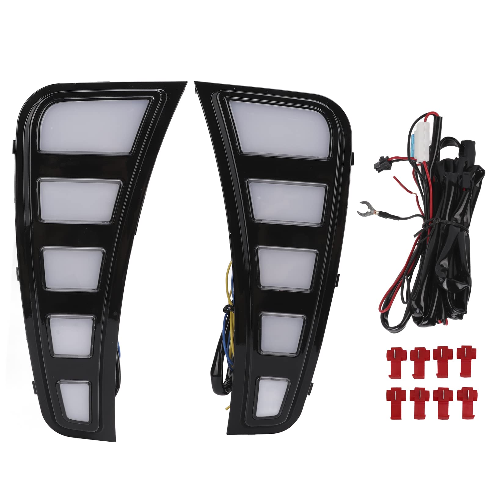 Running Lights, LED DRL Module Compatible with Hyundai Sonata 2020–2021, IP67 3-Color Daytime Lamp Replacement