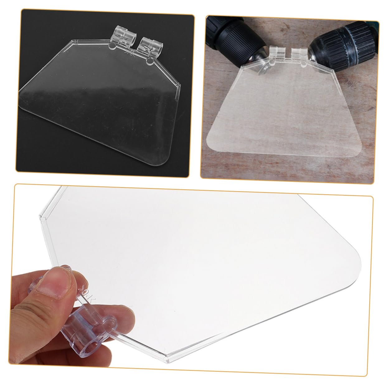 Protector Ocular Plástico Para Amoladora Banco, Pantalla Transparente, Accesorio Seguro Para Herramientas Eléctricas