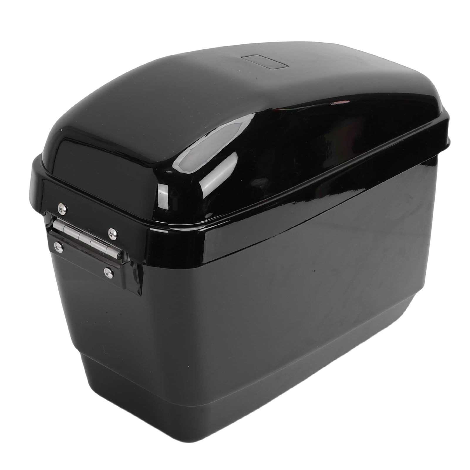 Robuste Borse Laterali Rigide per Moto in Plastica ABS Nera Lucida da 45 Litri con Chiusura Superiore Adatta per la Sostituzione della Scatola Laterale di Accesso Adatta per