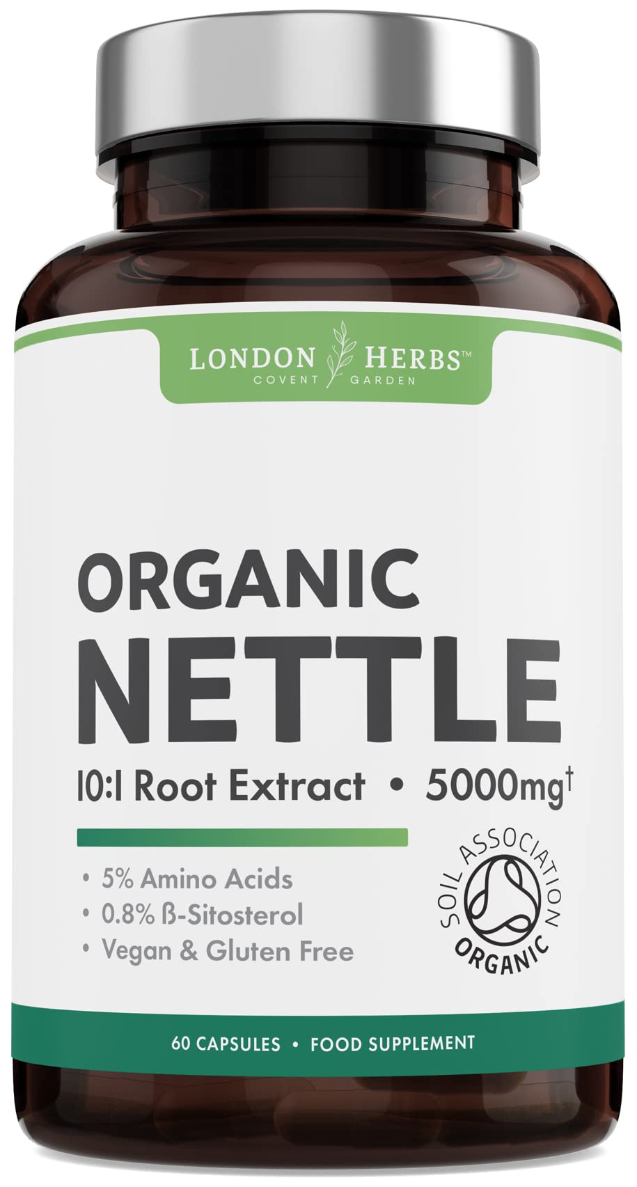 Buy Organic Stinging Nettle Root Capsules 5000mg of Powerful 101 Nettle Root Extract. Urtica