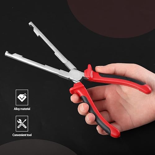 Miniatura 5 de SPEEDWOX Alicates de conector de bujía recta, alicates de empalme precalentados, conectores automotrices, alicates removedores de abrazaderas,
