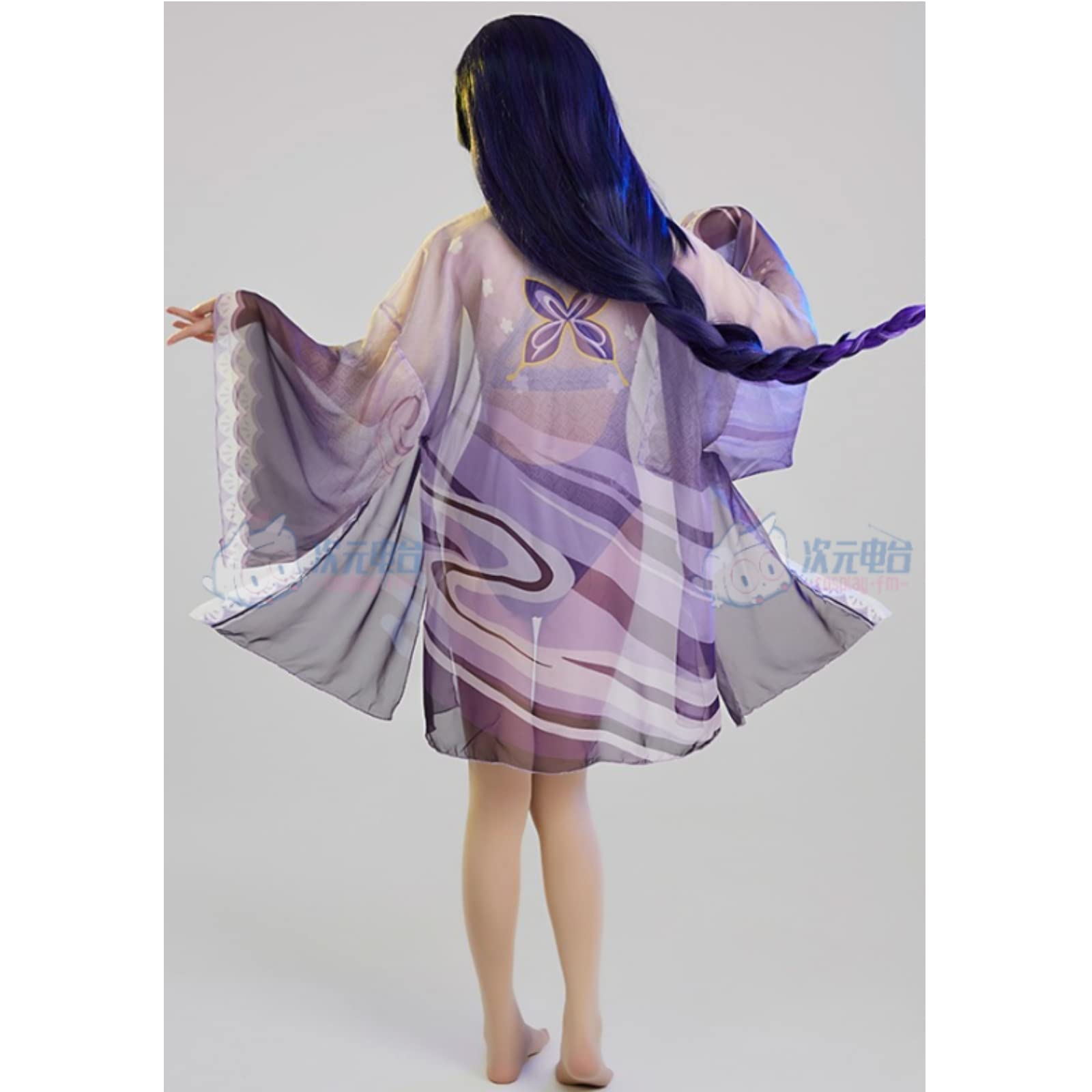 Amazon | 雷電影 ワンピース水着 コスプレ 雷電将軍 スイムウェア 原神