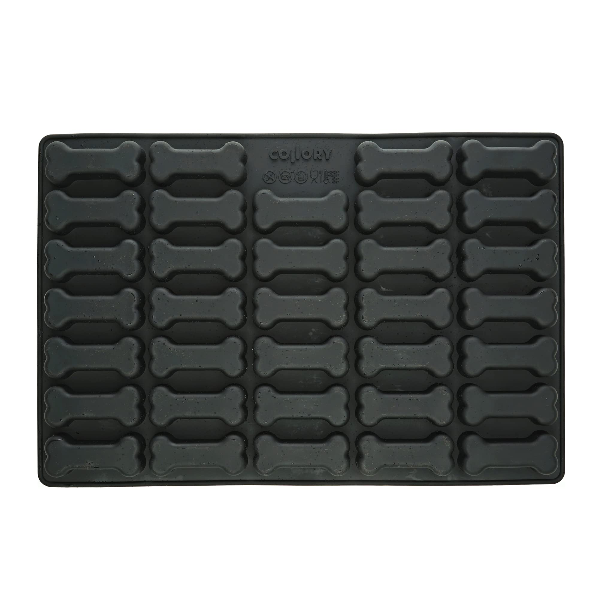 Forma Ossi Piccoli 2cm Collory Mini Ossa (2 Cm) In Silicone Stampo E Raschietto Per Impasti, Tappetino Da Forno Per Biscotti E Dolcetti Fai Da Te, Stampo Per Cioccolatini, Antiaderente E Adatto