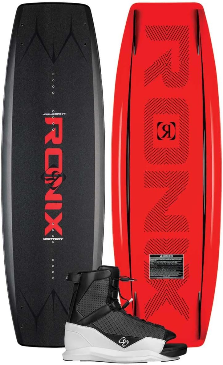 Ronix District Wakeboard Package w/ District Bindings 2026, 150 cm, District - Men's 10.5-14.5