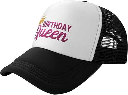 Miniatura 2 de Gorro de camionero de feliz cumpleaños para hombres y mujeres, gorra de béisbol de malla ajustable para fiesta de cumpleaños