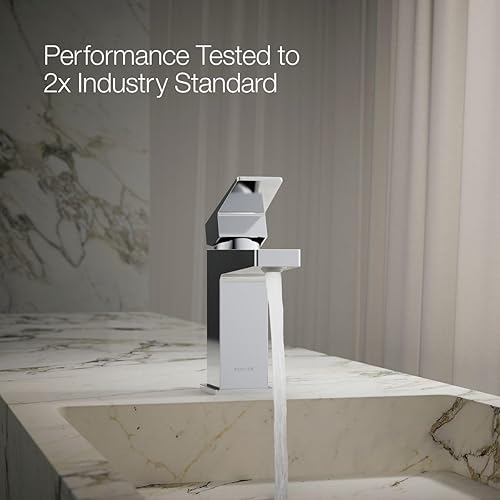 Miniatura 5 de KOHLER 99760-4-Cp Honesty - Grifo para lavabo de baño (1,2 Gpm, mango único, cromo pulido)