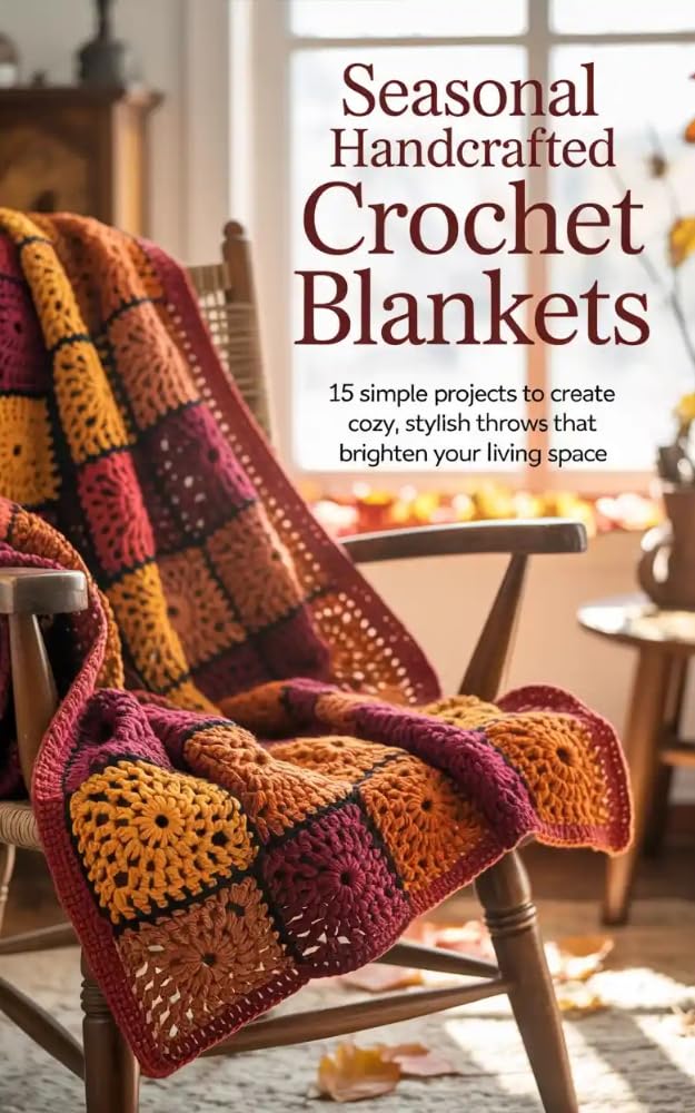 Seasonal Handcrafted Crochet Blankets: 15 Simple Projects to Create Cozy, Stylish Throws that Brighten Your Living Space