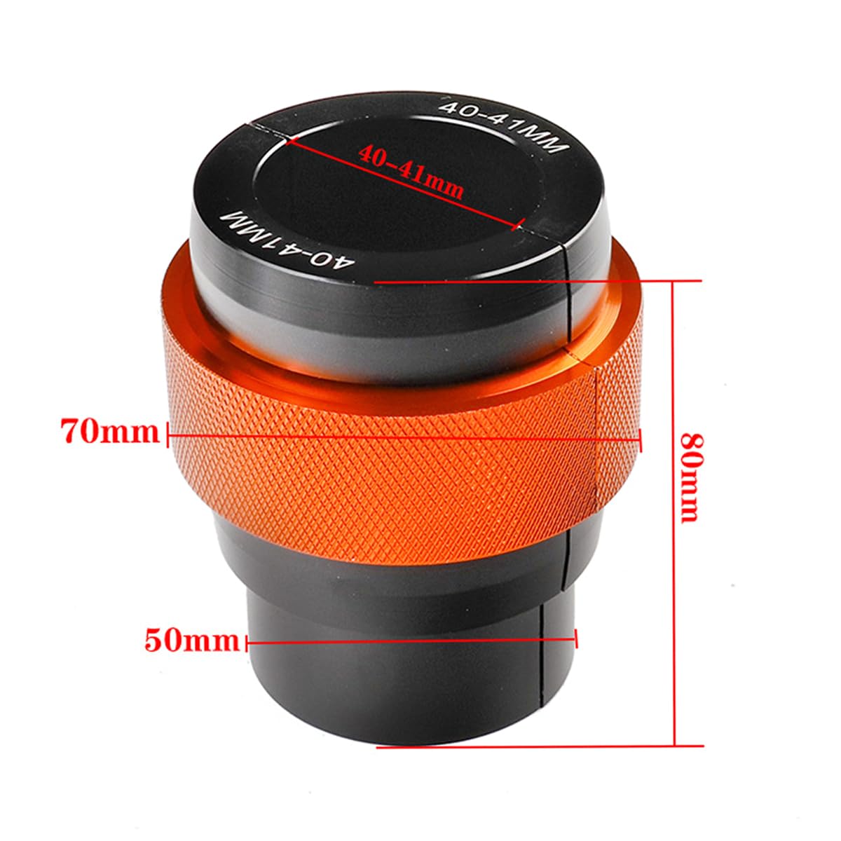 Cacciavite universale anello tenuta forcella 40–41 mm, per moto cross, pit bike, enduro (arancione)