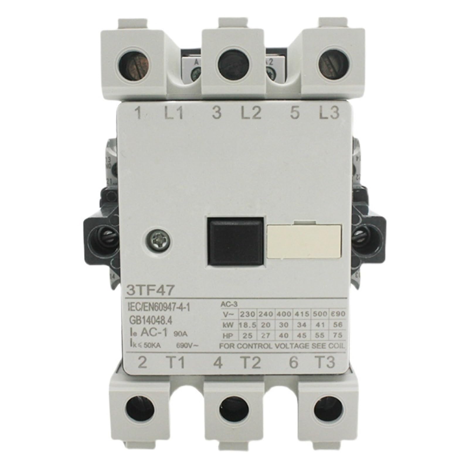 Contacteur 3TF triphasé 110V commande de moteur électrique industriel
