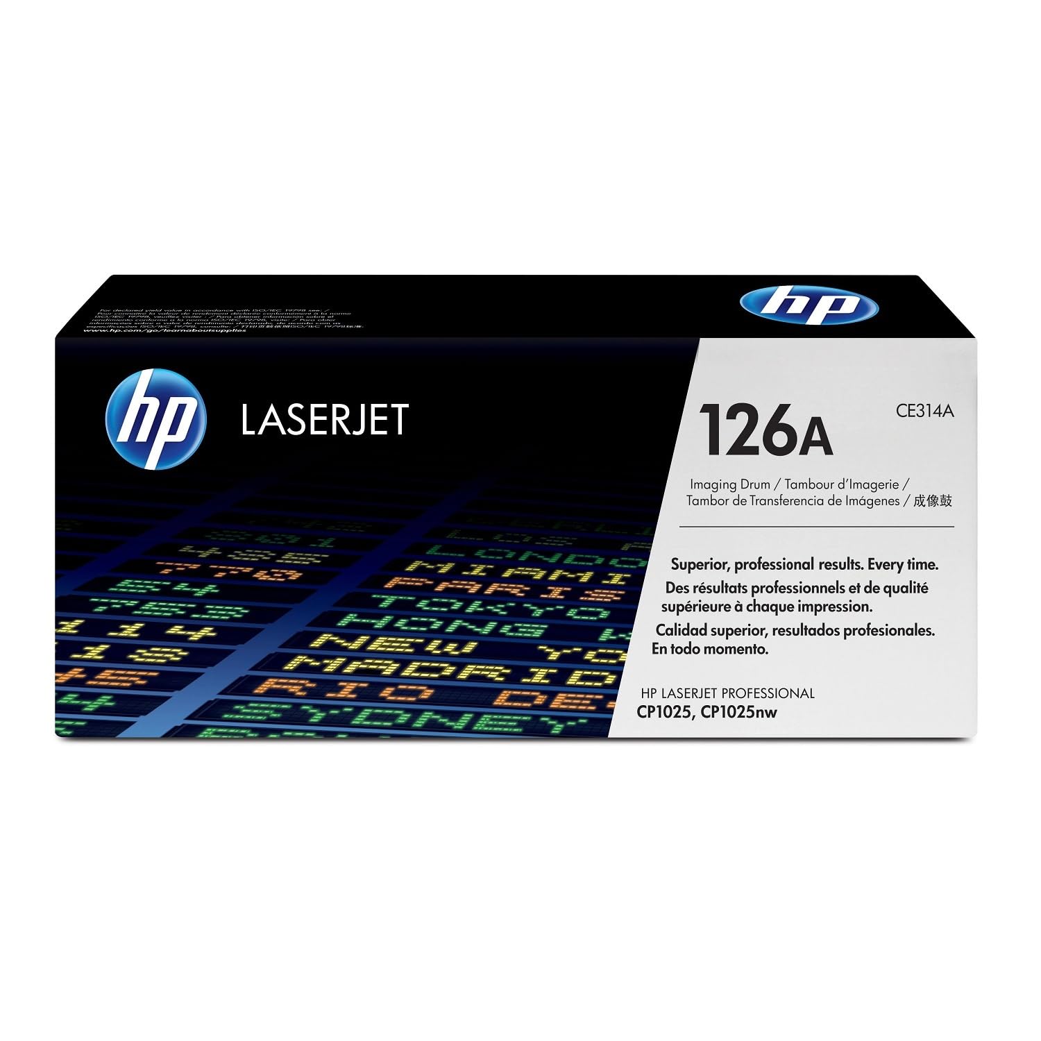HP 126A CE314A, Tamburo Originale HP da 14000 pagine in nero, 7000 pagine a colori, Compatibile con le Stampanti HP LaserJet CP1025 e CP1025nw
