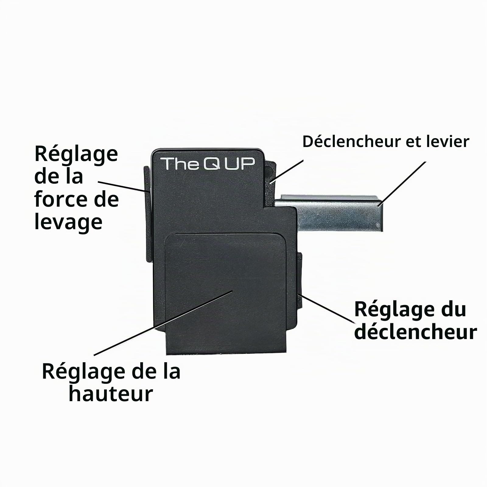 Lève-Bras de Lecture Pro-Ject Q UP - Lève-Bras de Lecture Automatique - Durée de Vie prolongée du Bras de Lecture et de l'aiguille - Design Compact