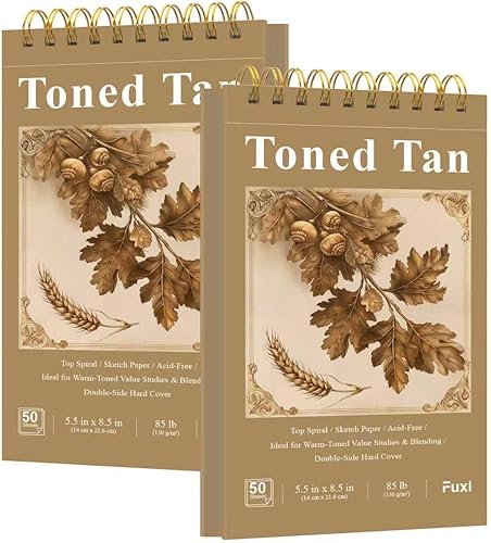 Miniatura 11 de Cuaderno de bocetos pequeño de 5.5 x 8.5 pulgadas, paquete de 2 mini blocs de bocetos en espiral superior, tapa dura pequeña, 100 hojas cada una