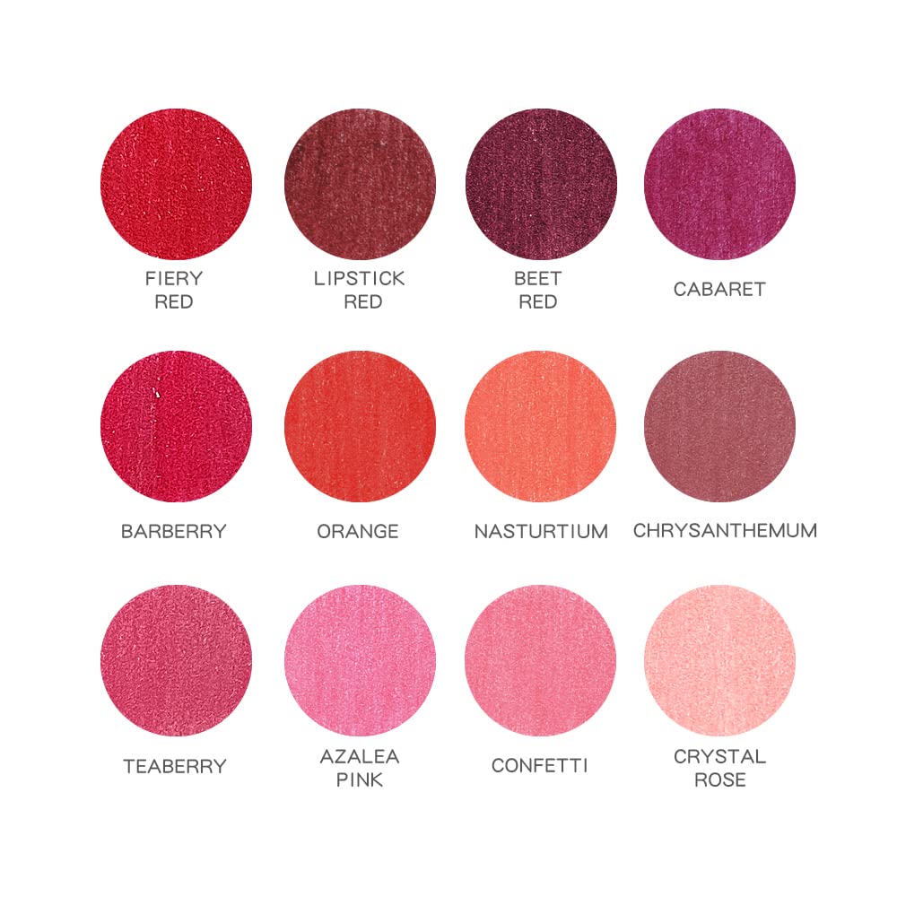 qianshan Juego de 12 lápices de colores rojos a base de aceite preafilados de madera para adultos, libros para colorear, dibujar, suministros de arte, sin duplicados