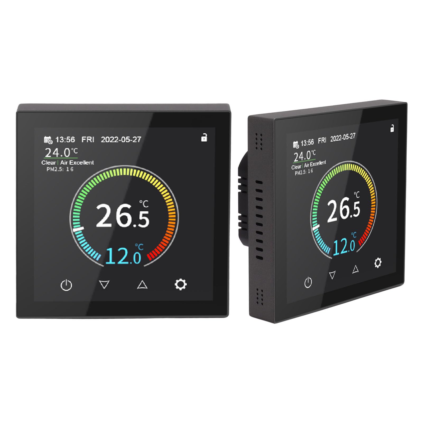 Termostato Digital de Alta Resolución Termostato Inteligente WiFi para Oficina en Casa, 90-240 V
