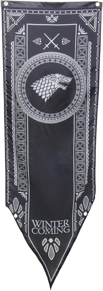 Game of Thrones House Sigil Tournament Banner (19" by 60") (House Stark)