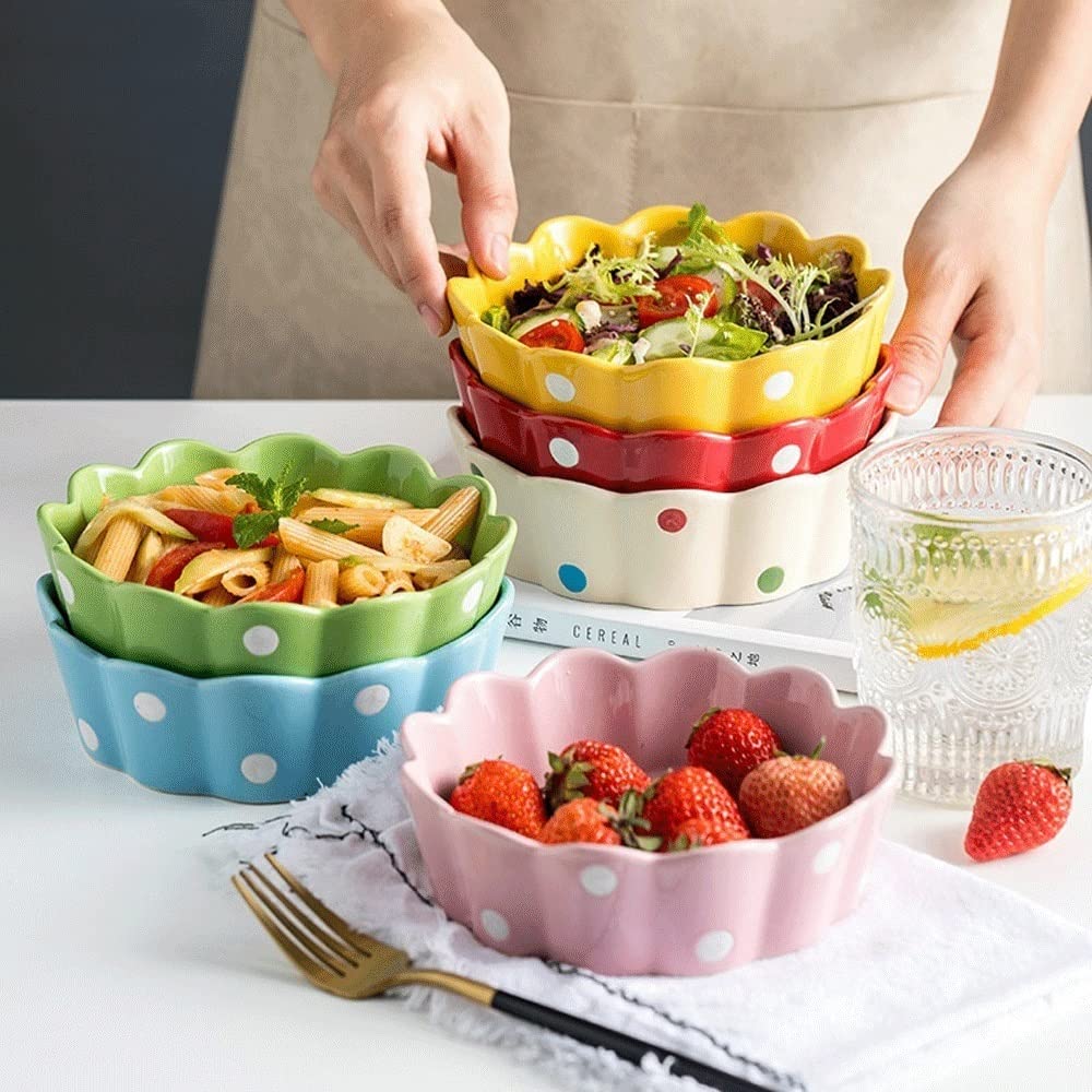 Miska do serwowania sałatek 400ML w stylu japońskim ceramiczna miska do sałatek owocowych miska do deserów osobowość twórcza miska do ryżu domowy stół dekoracyjny miska Miska Sałatkowa(A)