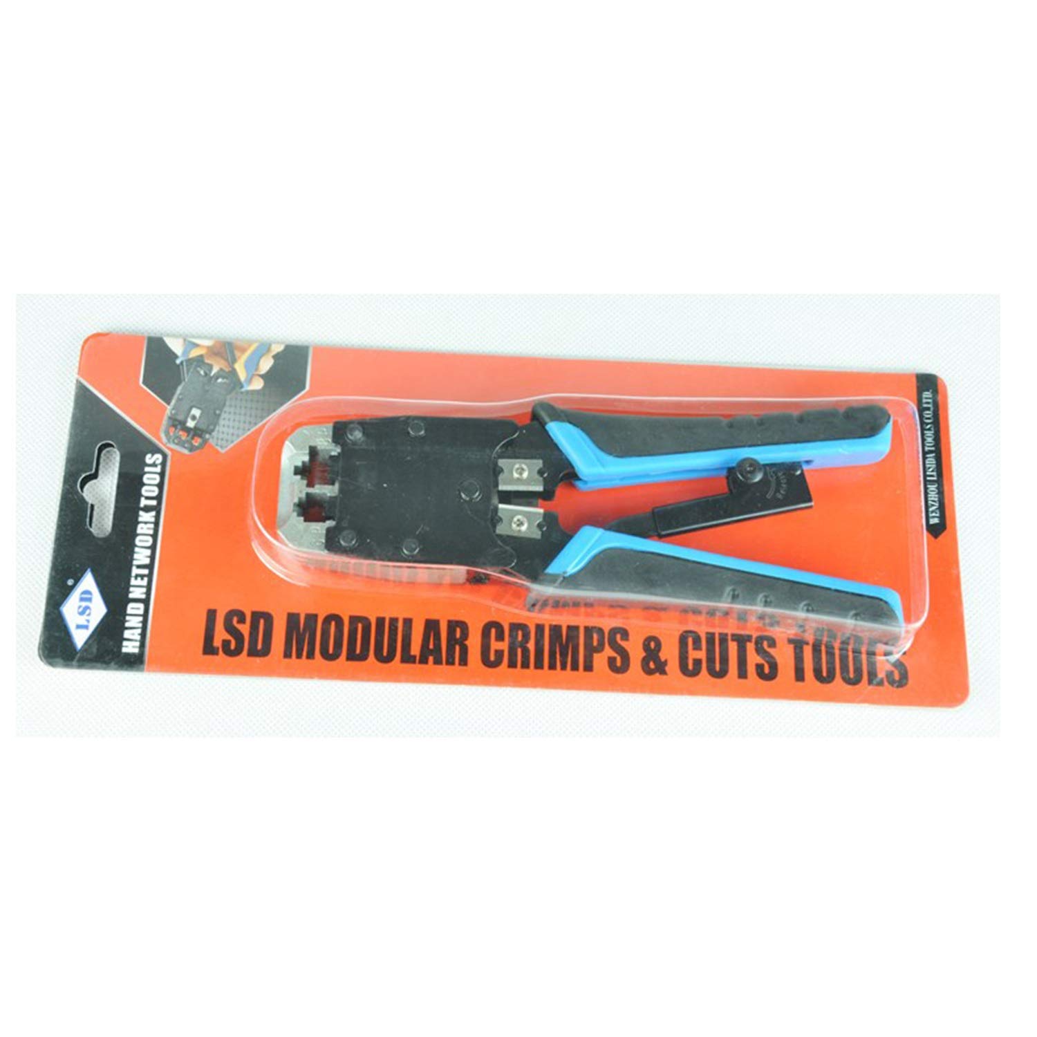 Pinza a crimpare per cavi di rete, 8P8C/RJ45, 6P6C/RJ-12, 6P4C/RJ-11 Telecom RJ45 Pinza a crimpare Cavo telefonico Pinza a crimpare modulare Pinza a crimpare, crimpatrice terminale