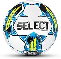 Select Club DB V22 Soccer Ball - Textured TPU Cover, Dual Bonded Panels, SR Bladder for Training Durability