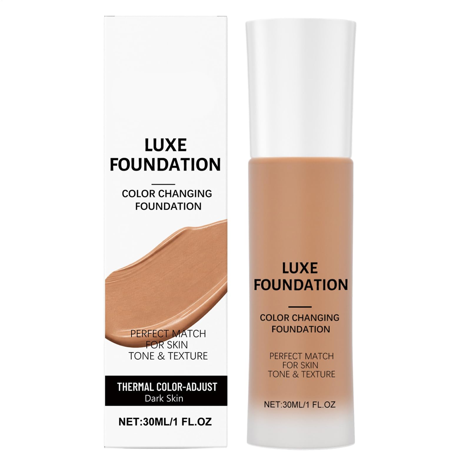 LUXE Base correctora de color inteligente, base que cambia de color, imprimadores faciales de 30 ml, para imperfecciones, belleza, espinillas de la piel, iluminador — view 10