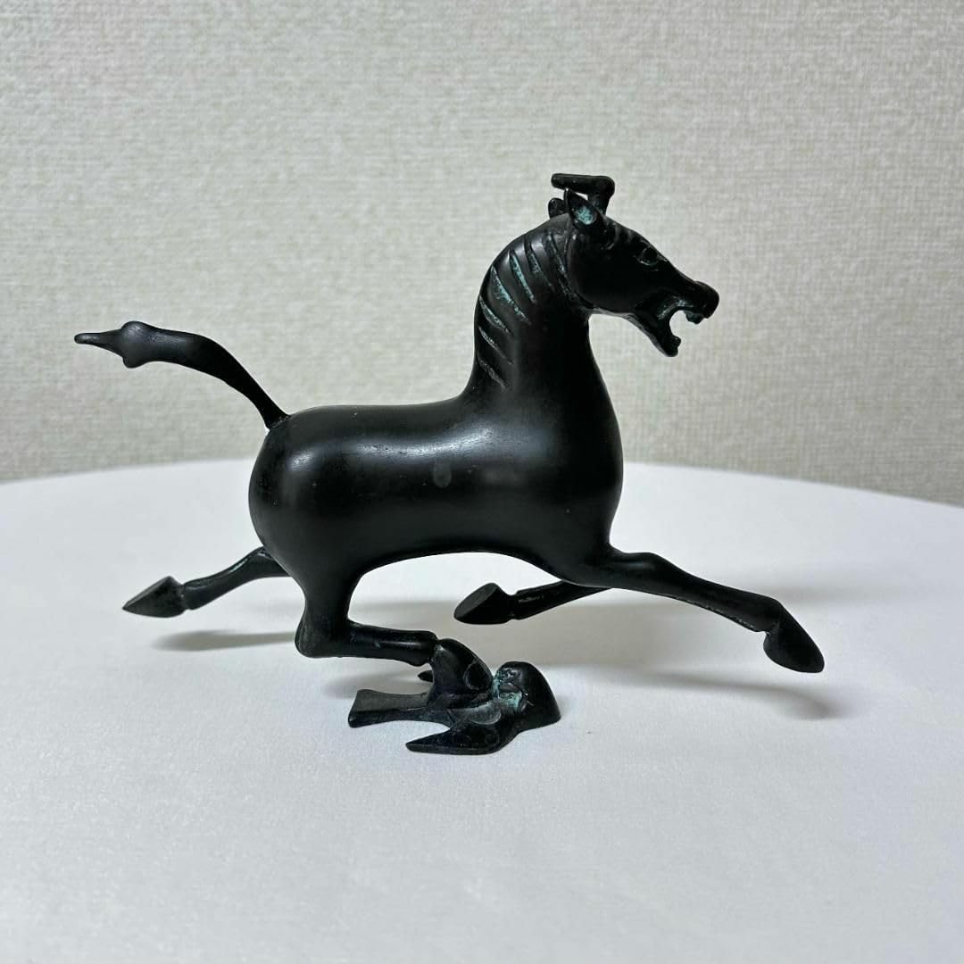 馬 置物 骨董品 アンティーク レトロ ヴィンテージ 高級 金属 馬の置物