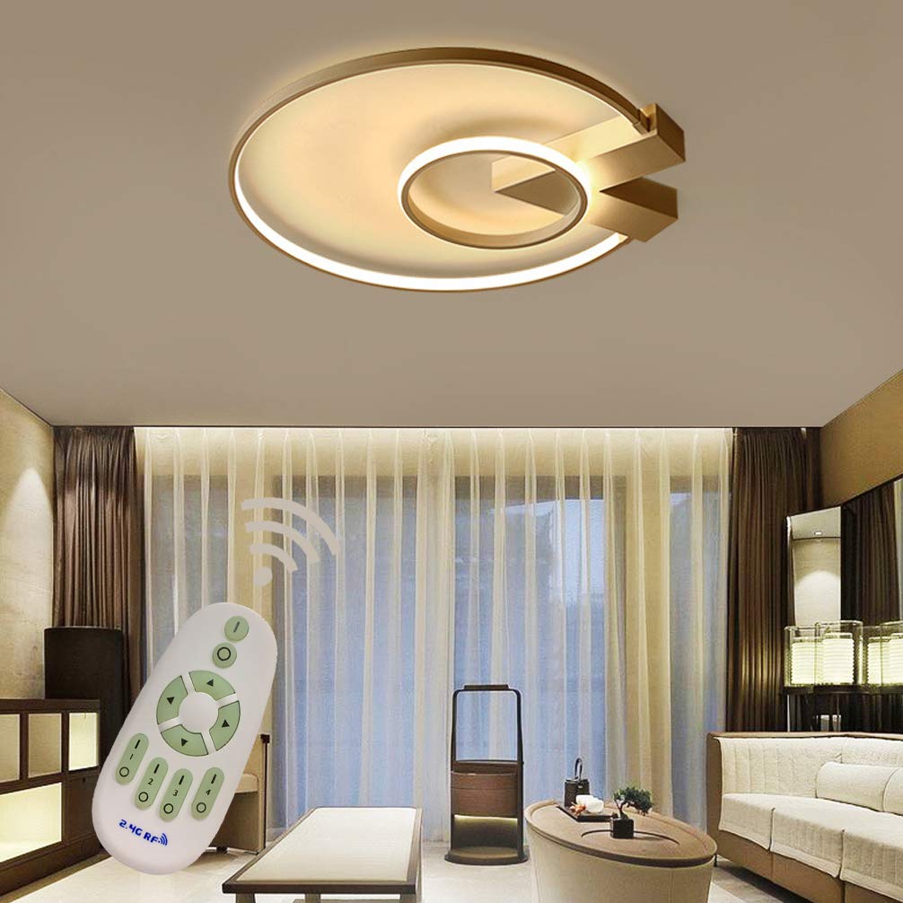 Luminaire en métal et acrylique moderne avec éclairage LED variable