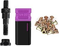 Vista 1 de Kit de tuercas remachables 1/4-20 y 20 para NT600, NT700 y NT800, herramienta Rivnut 607, 1442 (no universal) piezas de repuesto de intercambio