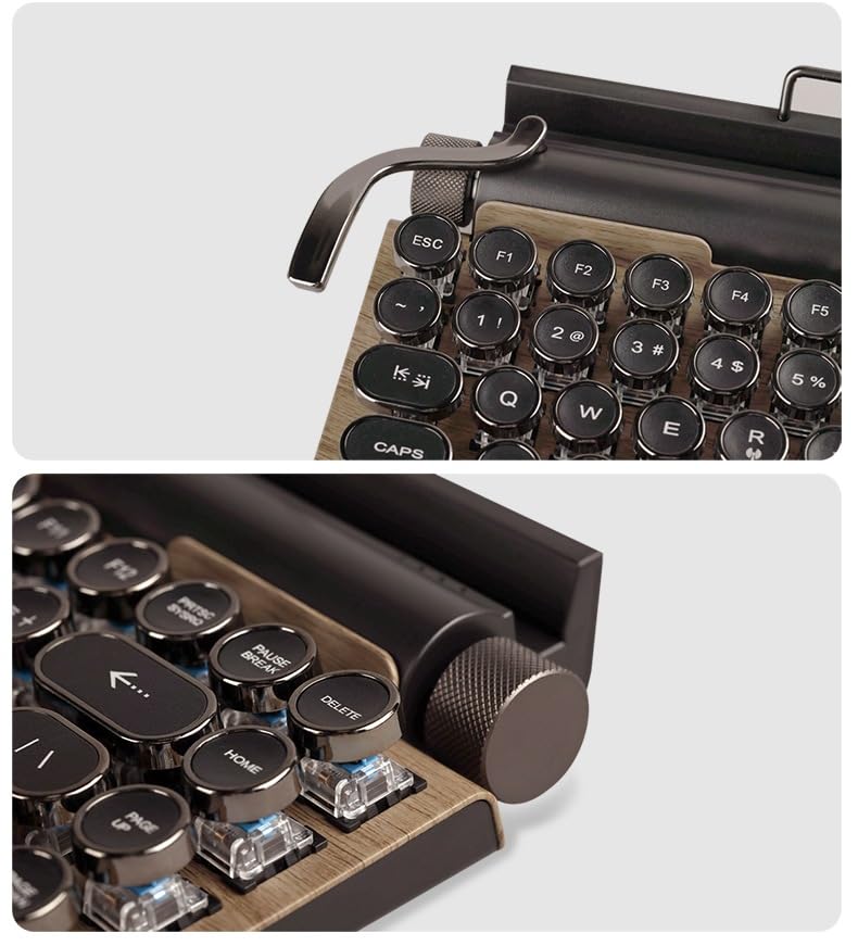 Amazon | [AOKOWN]タイプライター キーボード【強化版】メカニカル