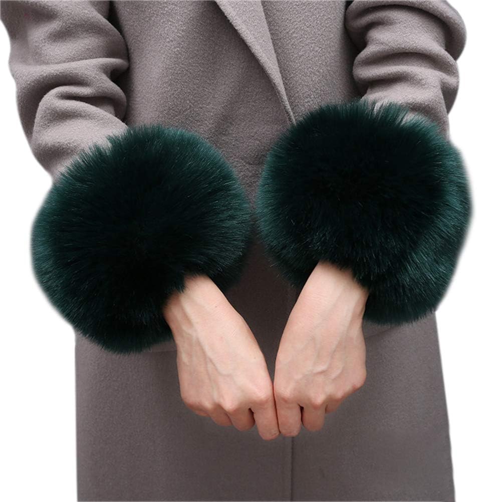 Scaldamuscoli In Pelliccia Sintetica Asudaro - Polsini Pelosi Per Donna, Invernali - Foto 8