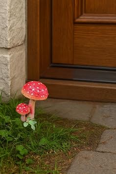 Fairy Garden Accessories Outdoor, Fairy Garden Mushrooms for Outdoor Decor