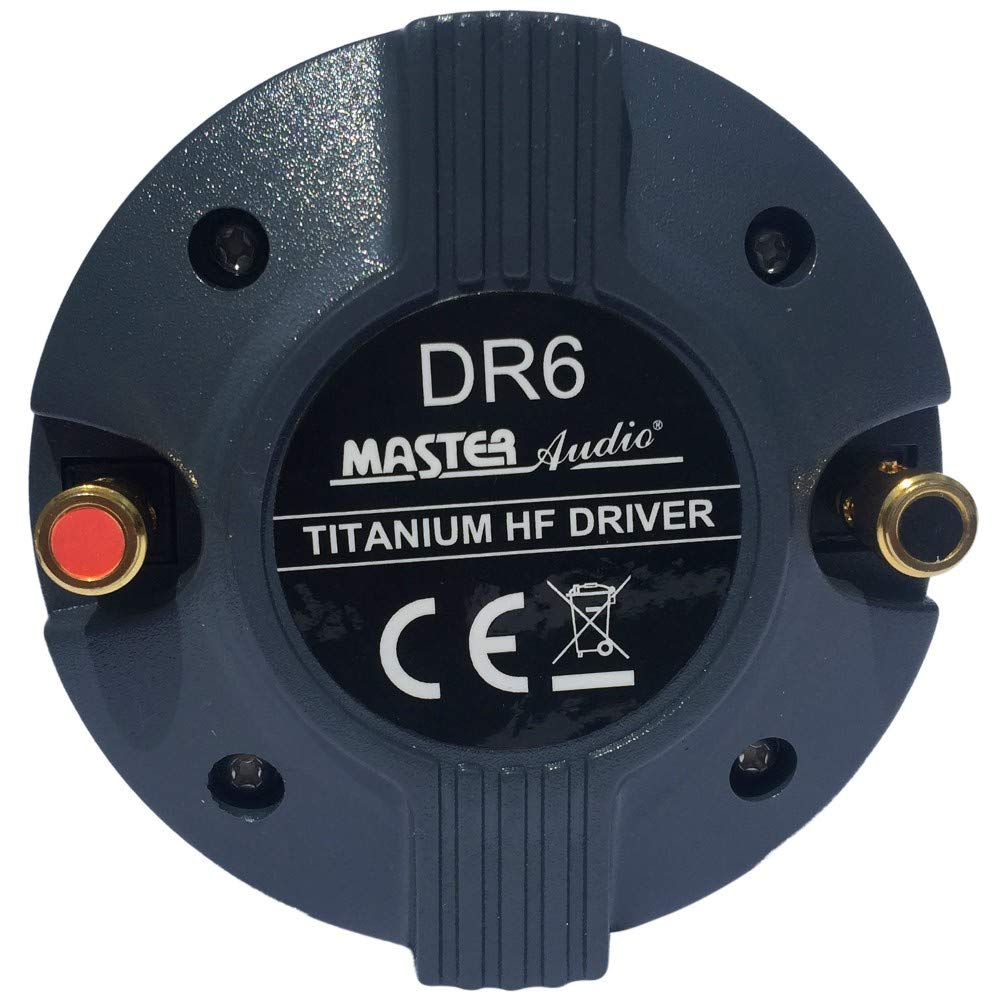 MASTER AUDIO DR6 DR 6 compressione 150 W RMS 300 W max 1" filettatura 8 ohm 102 dB bobina 34 mm