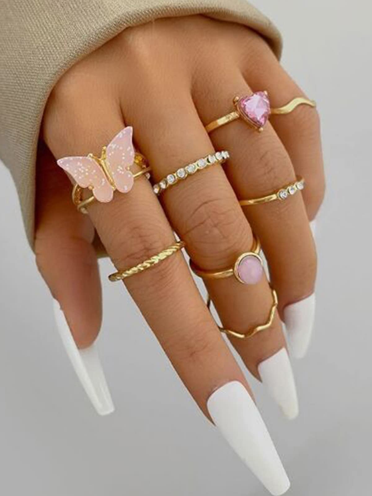Plated Style Finger Rings