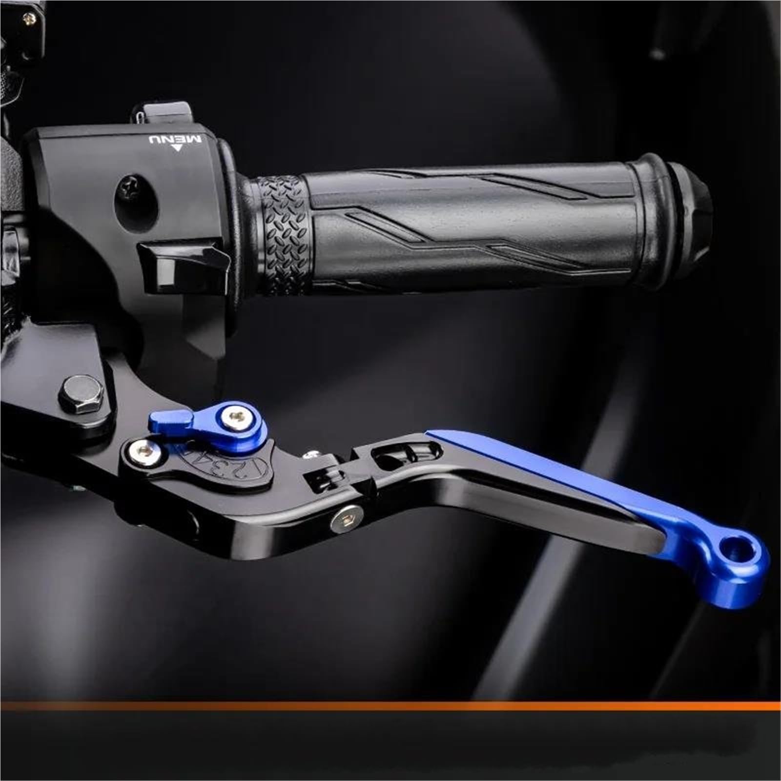 Bremsgriff Set Brems- Und Kupplungshebel Für Yamaha MT-07 (2013–2023), CNC-gefräst, Ausziehbar Klappbar Motorrad Bremse Kupplungshebel(Farbe 1)
