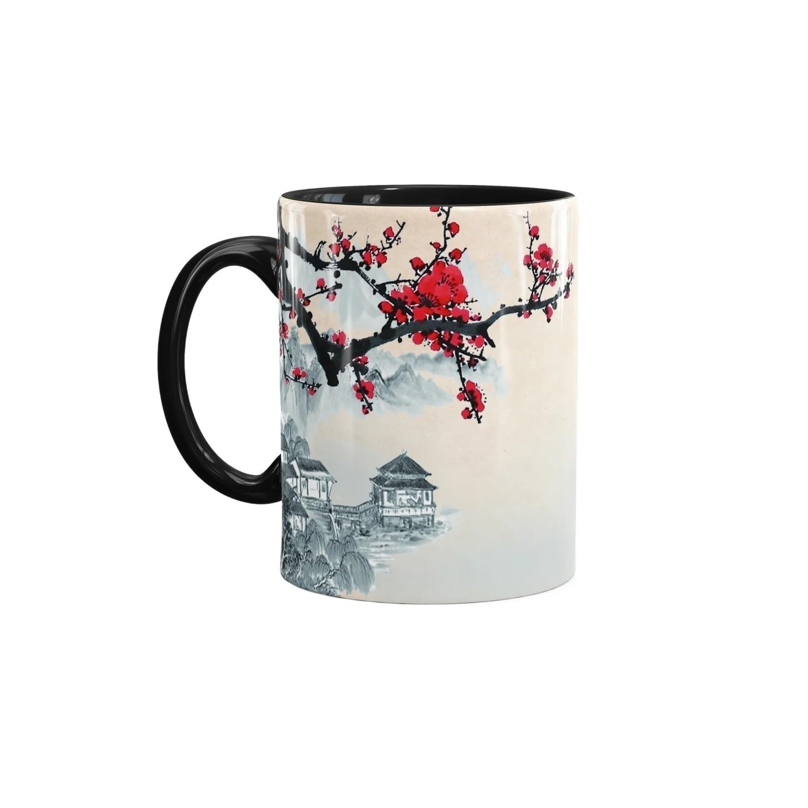 GRFIT Kaffeebecher Tasse, 330 ml, Keramik-Kaffeetasse, Büro-Teetasse, Zuhause, Milchtasse Kaffeetasse