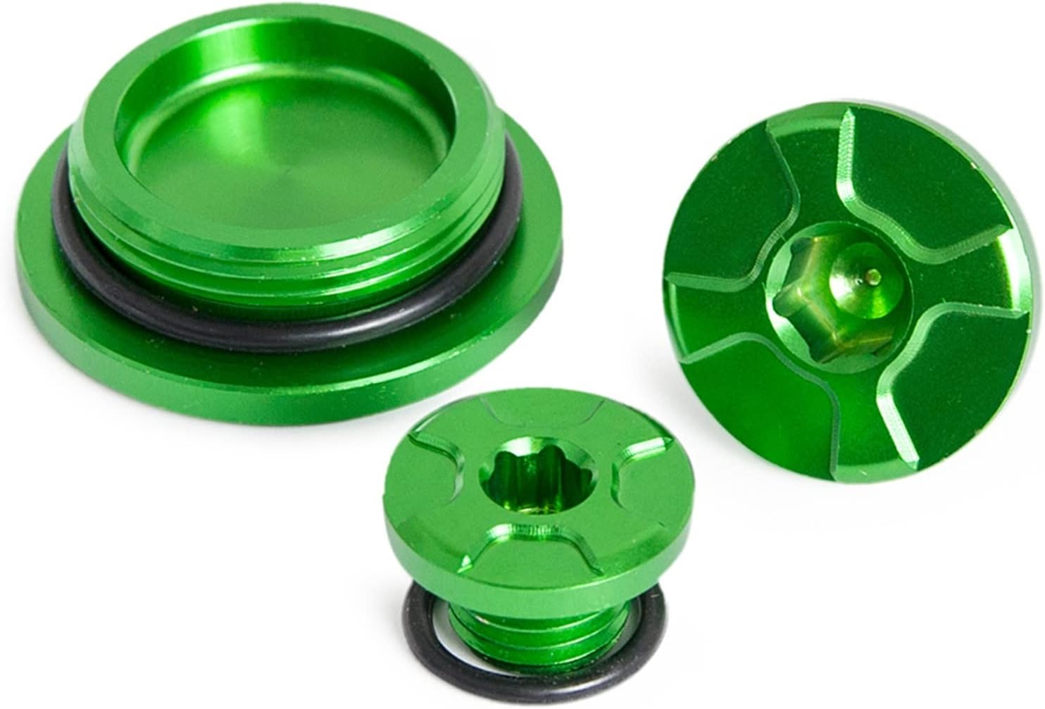 Engine Timing Caps Oil Filler Plug Crankcase Cover Fit For Kawasaki KX250F KX450F KLX450R KX250 KX450 KX 250 450 250F 450F