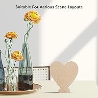 Vista 4 de Letras de madera 3D sin terminar de 4 pulgadas, letras del alfabeto de madera para decoración de pared, manualidades de madera, letras de pie