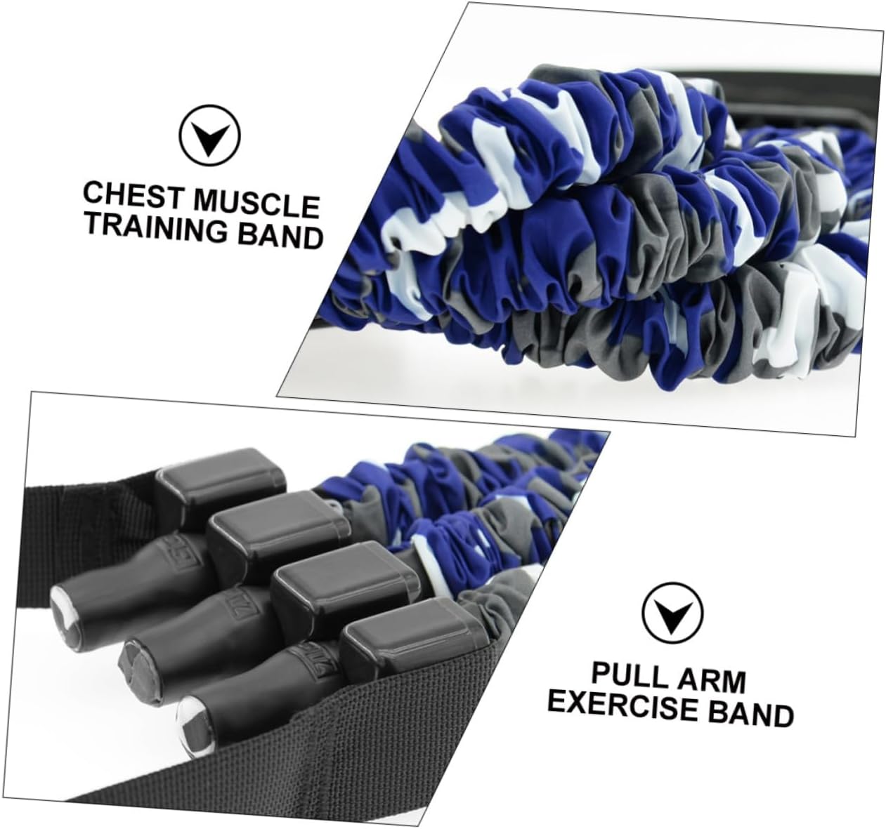 60kg Elastic Pulling Rope Chest Expander Resistance Band for Strength Training Home Gym Accessory