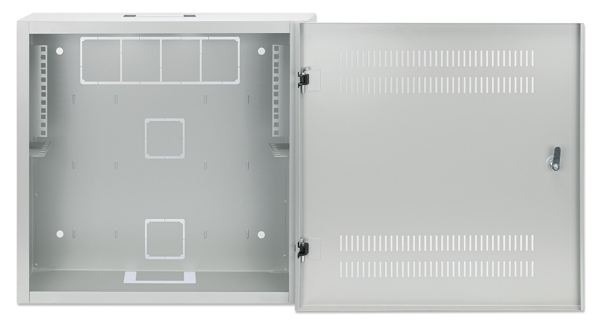 Intellinet Armadio 19" a Muro a Basso Profilo 4U 2U Grigio con montanti Orizzontali e Verticali