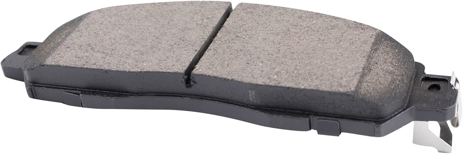 Front and Rear Brake Pad Set Ceramic Hardware Compatible with 2018-2021 Nissan LEAF