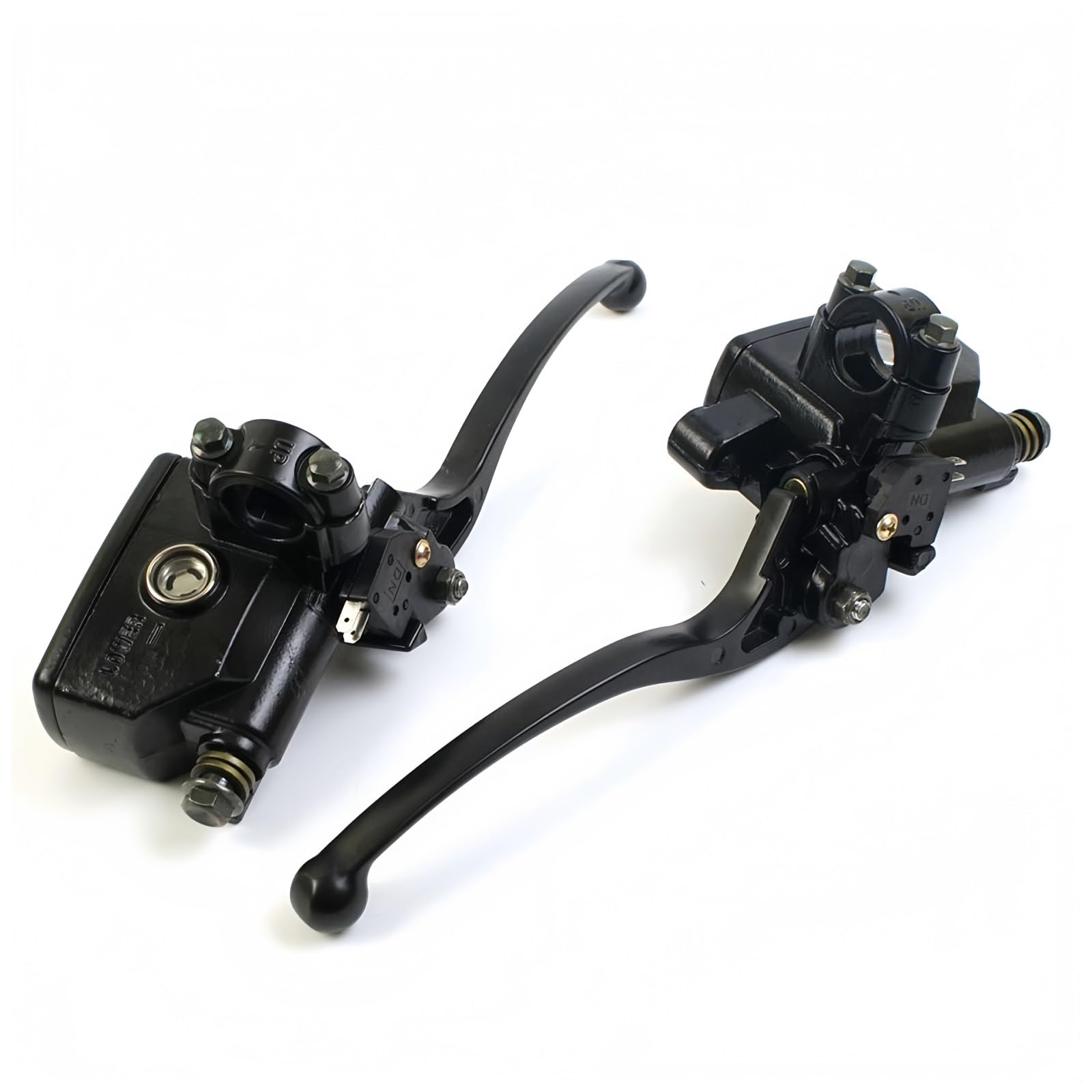 Leva frizione freno moto Cilindro freno principale universale da 22 mm per moto, leva frizione idraulica per per Yamaha per Suzuki(Pump and Clutch)