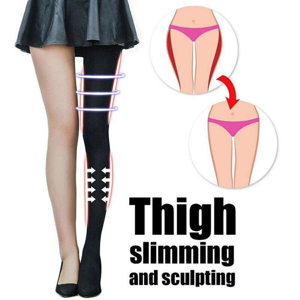 Klassik Since 1993 | Opaque Soft Stockings for Women & Girls |Poly Cotton High Waisted Thigh | Stretch, Breathable & Comfortable for Everyday Wear | Perfect Pair with Shorts, Dresses & Shirts -Skin-M 2