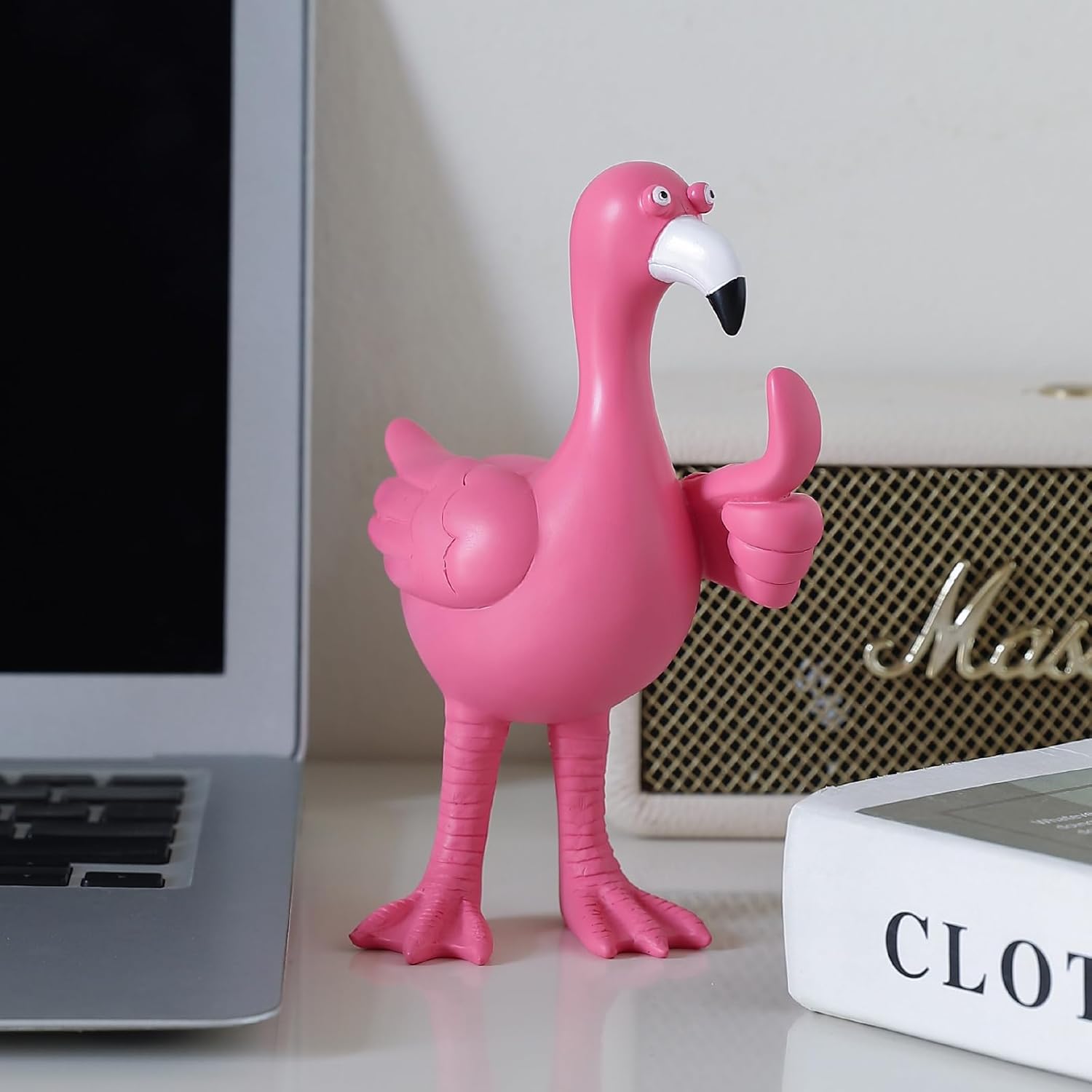 ZXFINTV Funny Pink Flamingo Home Decor,Gift from Father to Child. Cute Flamingo Classroom Decor, Gift from Teacher to Student 7 61uCNykMLsL. AC SL1500
